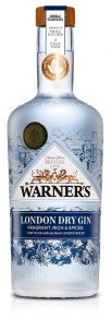 Warners London dry gin 40% 0,7l