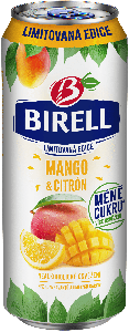 BIRELL ACTIVE Mango & Citrón, plech 0,5l