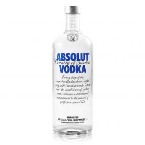 Absolut Vodka 40% 1l