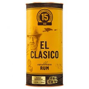 Rum El Clasico 15y XO 0,7l 37,5% Tuba