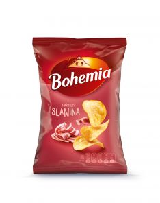 Bohemia Chips s příchutí slanina 60g