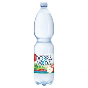 Dobrá voda Neperlivá s příchutí červené jablko 1,5l