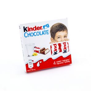 Kinder Chocolate Tyčinky z mléčné čokolády s mléčnou náplní 4 x 12,5g