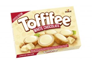 TOFFIFEE WHITE CHOCOLATE 125GR STORCK