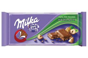 Milka čokoláda Oříšková mléčná s drcenými ořechy 100g
