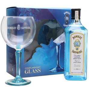 Gin Bombay Sapphire 0,7l 40% + sklo GB