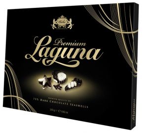 Carla Laguna Premium mořské plody z hořké čokolády 250g