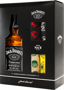 Jack Daniels 0,7l 40% + ponožky GB