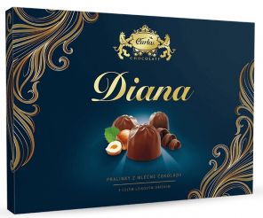 Diana Formované čokoládové bonbony v mléčné čokoládě 133g