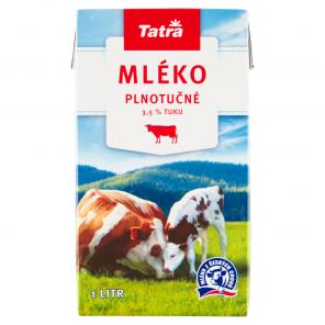 Tatra Mléko plnotučné 3,5 % tuku 1l