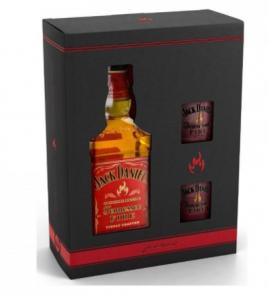 Jack Daniels Fire 0,7l 35%+2skla