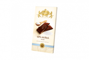 Hořká čokoláda 60% se solí 80 g*