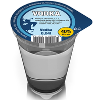 OH Vodka panák 0,04l 40%
