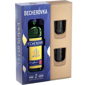 Becherovka Original 0,7l 38% + 2 x sklo